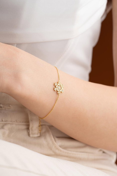 Heliophilia Silver Pulsera de Plata de Ley 925 con Baño de Oro y Circón Heliophilia Silver Pulsera de Plata de Ley 925 con Baño de Oro y Circón